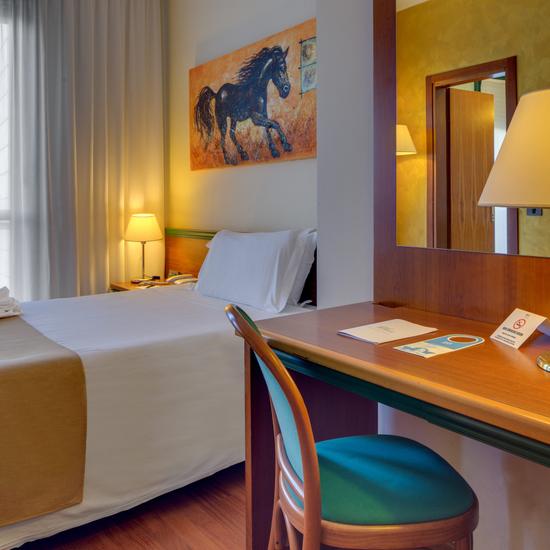 Chambre individuelle Hôtel Raffaello Milan Chambre individuelle Hôtel Raffaello Milan